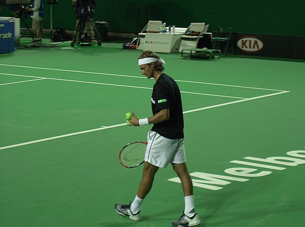 Ferrero during the 2006 Australian Open.