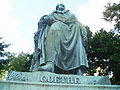 the Goethe statue, Frankfurt