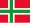 Vlag van Bornholm (officiële)