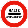 Stop - gendarmerie