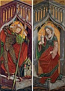 Friedrich Pacher - St Florian of Lorch, left wing and Mary Magdalene, right 2007 CKS 07530 0020.jpg