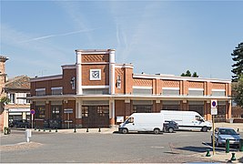 Fronton, Haute-Garonne, France. The Market hall - SW view