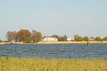 Blick von Netzelkow zur Insel Görmitz