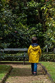 Gabriel at Parque Terra Nostra, Furnas, São Miguel Island, Azores, Portugal