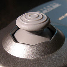 Stick analogique gauche de la manette GameCube.