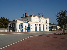 La gare de Houdan.