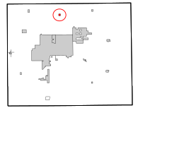 Location in Garfield County and the state of Oklahoma.