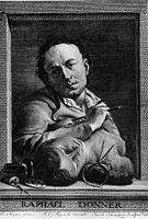 Гравер Пауль Трогер, «Портрет скульптора Г. Доннера» (1993—1741), Австрія