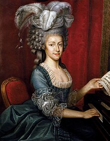 Erzherzogin Maria Theresia, die spätere Königin von Sachsen, Vincenzo Giannini, zwischen 1785 und 1787, Palazzo Pitti, Florenz (Quelle: Wikimedia)