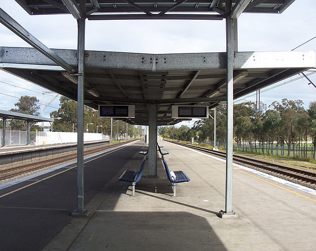 Glenfield Railway Station before upgrades.