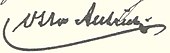 signature d'Otto Antrick