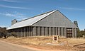 Grain storage silo still in use