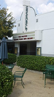Greenbelt Cinema in September 2012. Greenbelt Movie Theater - 1937 Art Deco Style.JPG