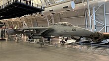 159610 on display at the Steven F. Udvar-Hazy Center in Chantilly, Virginia. Grumman F-14D(R) Tomcat 159610 at the Steven F. Udvar-Hazy Center, 10 February 2024.jpg