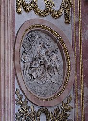 Bas-relief du chœur : Décapitation de Saint Jean-Baptiste