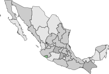 Outbreak evolution in Mexico:

1+ deaths
5+ deaths
20+ deaths
100+ deaths H1N1 Mexico map by confirmed deaths.svg