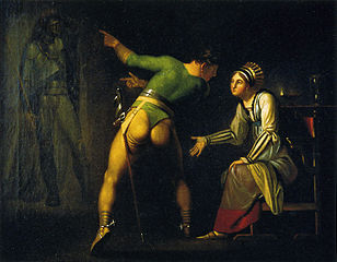 Hamlet toont zijn moeder de geest van zijn vader, 1778, Statens Museum for Kunst, Kopenhagen
