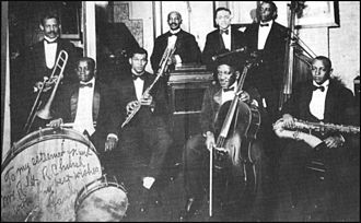 W. C. Handy with his 1918 Memphis orchestra Handys Memphis Orchestra 1918.jpg