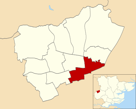 Location of Harlow Common ward
