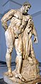 Eden od kipov, ki so krasili terme, je bil Heraklej pri počitku, zdaj v Neaplju