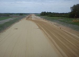 Herningmotorvejen: Linjeføring, Etaper, Støjgener