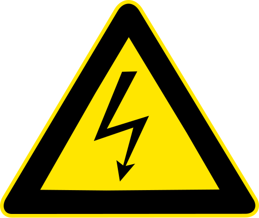 High voltage warning