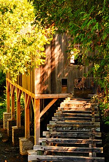 Historic Mill Creek Discovery Park state park in Michigan, USA