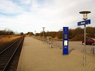 <span class="mw-page-title-main">Horne railway station</span> Railway station in North Jutland, Denmark