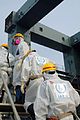IAEA experts head to the top level of Unit 4 of TEPCO's Fukushima Daiichi Nuclear Power Station (8657963708).jpg