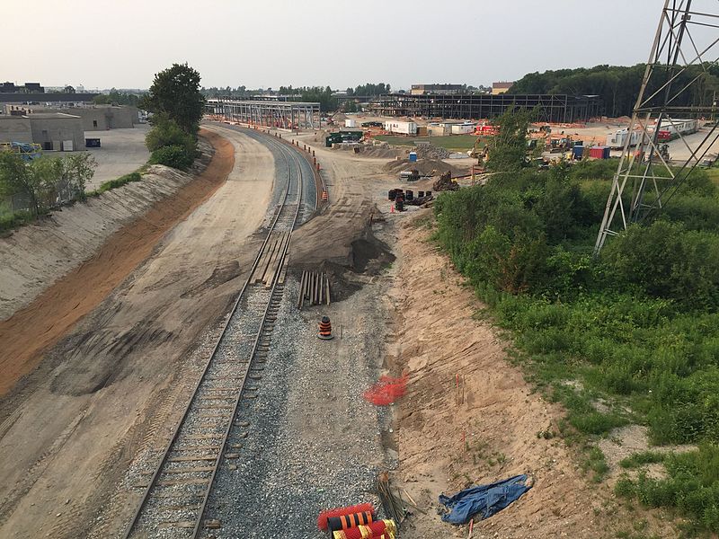 File:ION construction from Weber Street North overpass.jpg