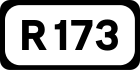 R173 Straßenschild}}