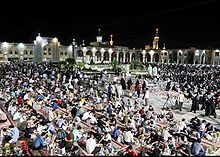 Iftar serving for fasting people in the Imam Reza shrine Iftar Serving for fasting people in the holy shrine of Imam Reza 05 ().jpg