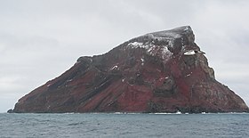 Вид на остров в январе 2005 года.