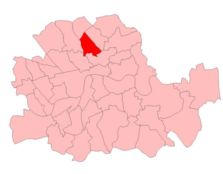 <span class="mw-page-title-main">Islington South West (UK Parliament constituency)</span> Parliamentary constituency in the United Kingdom, 1950–1974