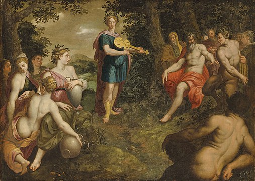 Concursul dintre Apolo și Pan de Jacob de Backer