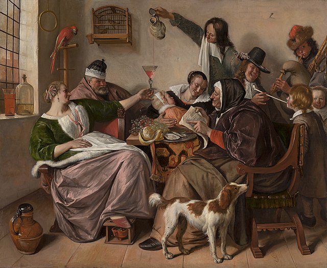 ファイル:Jan Steen - 'As the Old Sing, So Pipe the Young' - 742 