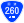 Japanese National Route Sign 0260.svg