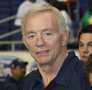 Jerry Jones, owner of the Dallas Cowboys.