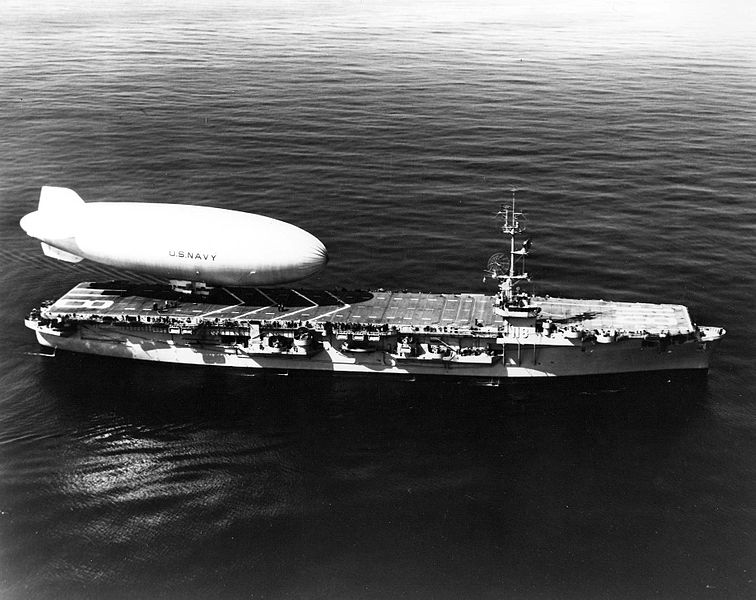 File:K-class blimp lands on USS Sicily (CVE-118) in 1949.jpg