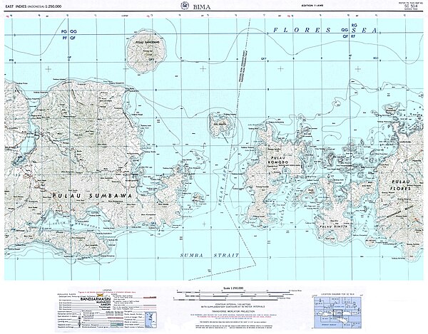 Map of the Sape Strait with the designation of the administrative boundary between the provinces of Western Small Sunda Islands and the Eastern Lesser Sunda Islands KOMODO.jpg