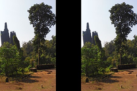 View of smaller formations from main area