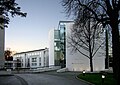 Kaetsu Centre of Murray Edwards College, on the Huntingdon Road, also at the southeast end.