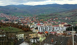 Panorama över staden Kamenica (2013)