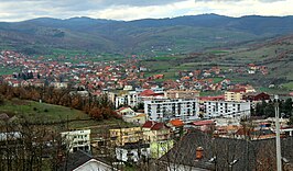 Panorama van de stad Kamenica (2013)