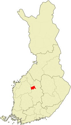 Umístění Karstula ve Finsku