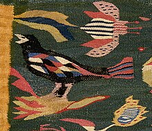 Detail from late 18th-century Swedish textile artwork Khalili Collection Swedish Textiles SW093.jpg CROP.jpg