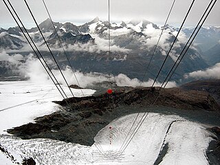 <span class="mw-page-title-main">Theodul Glacier</span> Glacier of the Alps