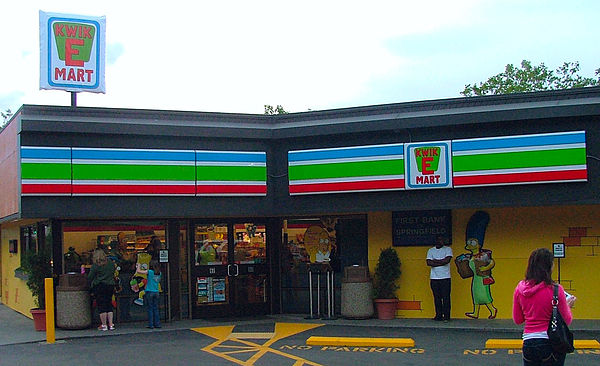 A 7-Eleven store in Seattle transformed into a Kwik-E-Mart