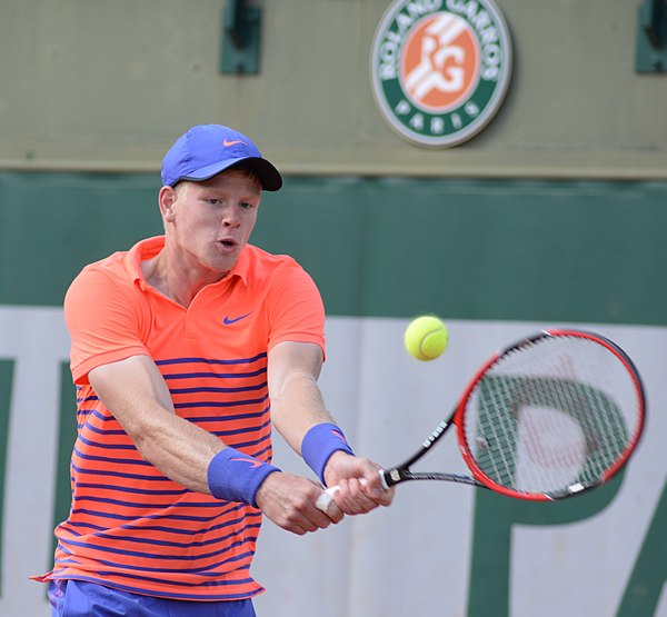 Edmund at the 2015 French Open