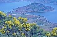 Blick von der Montagne de Liausson zum Lac du Salagou